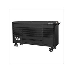 Extreme Tools DX Series 72-Inch Black Rolling Tool Chest with Black Trim