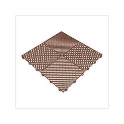 Swisstrax Ribtrax Pro Chocolate Garage Floor Tile (24-Pack)