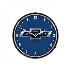 Collectable Sign and Clock Chevrolet Bowtie 100th Anniversary Backlit Wall Clock