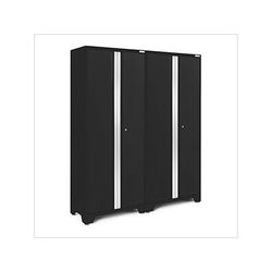 NewAge Garage Cabinets 2 x BOLD Series Black Lockers