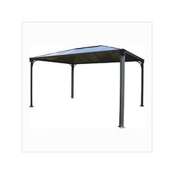 Palram-Canopia 10' x 14' Martinique Rectangle Garden Gazebo (Grey / Bronze)