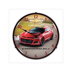 Collectable Sign and Clock 2017 Camaro ZL1 Backlit Wall Clock