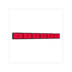 Armadillo Tough Red Wall Cabinet (6-Pack)