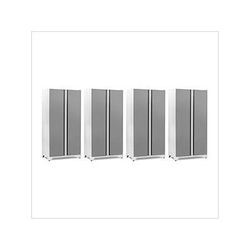 NewAge Garage Cabinets 4 x PRO Series Platinum 42 in. Multi-Use Locker