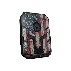 Vaultek Lifepod 2.0 Rugged Airtight Water Resistant Safe with Built-In Lock (American Flag Edition)