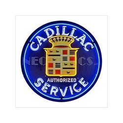 Neonetics Cadillac Service 36-Inch Neon Sign