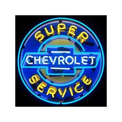 Neonetics Super Chevrolet Service 24-Inch Neon Sign