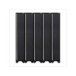 NewAge Garage Cabinets 5 x PRO Series Grey Sports Lockers