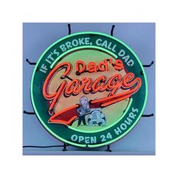 Neonetics Dad's Garage 24-Inch Neon Sign