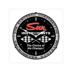 Collectable Sign and Clock Sun Instruments Backlit Wall Clock