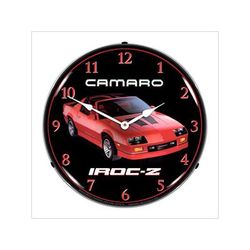 Collectable Sign and Clock 1987 Camaro IROC-Z Backlit Wall Clock