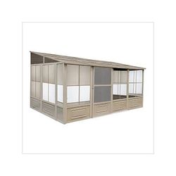 Gazebo Penguin 10 ft. x 16 ft. Florence Solarium with Metal Roof (Sand)