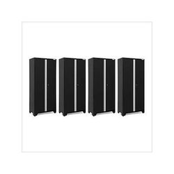NewAge Garage Cabinets 4 x BOLD Series 36-Inch Black Locker