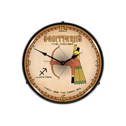 Collectable Sign & Clock Sagittarius Backlit Wall Clock