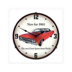 Collectable Sign and Clock 1965 Buick GS Backlit Wall Clock