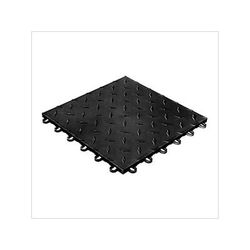 Swisstrax Diamondtrax Home 1ft x 1ft Jet Black Garage Floor Tile (Pack of 10)