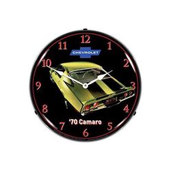 Collectable Sign & Clock 1970 Camaro Z28 Backlit Wall Clock