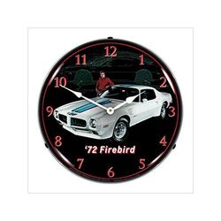 Collectable Sign and Clock 1972 Firebird TA Backlit Wall Clock