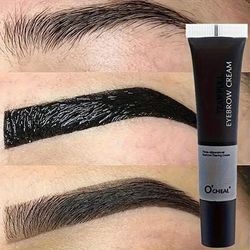 Long-lasting Eyebrow Gel Makeup Semi-permanent Waterproof Color Sweat-proof Film Forming Dye Eyebrow Cream Tint Cosmetics