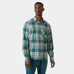 Helly Hansen Men’s Aker Flannel Long Sleeve Shirt Green 2XL