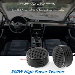 2pcs 500w Tweeter Speakers Car Audio System Door Auto Audio Music Subwoofer Electronic Modification Loudspeaker Fe5-23-1