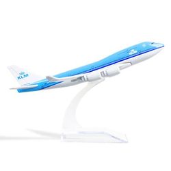 TEMU Airplane Model Klm 5.9 Inch Metal Diecast Jumbo Model For Collection And Gift Christmas Gift