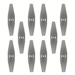 10pcs Metal Blades Grass Trimmer Blades For Electric Lawn Mower Replacements Accessories Garden Tool Parts