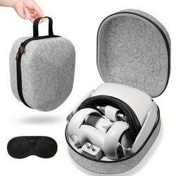 Carrying Case Compatible With Meta/oculus Quest 2 And Accessories, Hard Travel Bag For Lightweight And Portable Protection