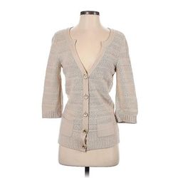 Juicy Couture Cardigan Sweater: Tan - Women's Size Small