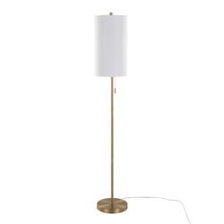 Bounty 62" Metal Floor Lamp by Lumisource in Gold White