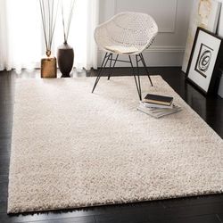 SAFAVIEH August Wilhelma Shag Solid 1.2-inch Thick Area Rug