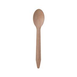 Eco Products EP-S213 6 1/2" Disposable Spoon - Birch Wood, Brown, Case of 1000