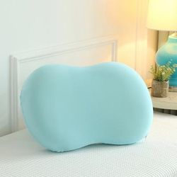 TEMU 1pc Memory Foam Pillow, Neck Contour Support Pillow, Room And Living Room Decoration Accessories