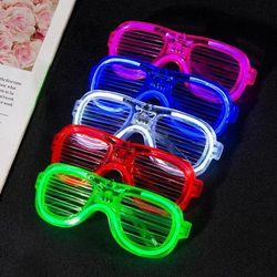 10pcs, Luminous Led Glasses, Prefect For Concert, Club, Party, Raves, Carnival, Birthday, Party Accessories, Cool Stuff, Glow In The Dark Party Supplies