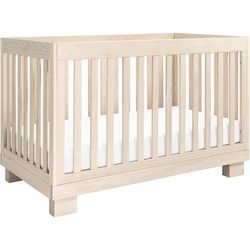 Babyletto Modo 3-in-1 Convertible Crib w/Toddler Bed Conversion Kit - Washed Natural