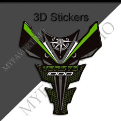 3D moto Sticker Decal Oil Fuel Tank Pad Protector Case per Kawasaki VERSYS 1000 SE LT Trunk valigie