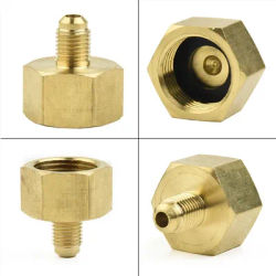 Adattatore per bottiglia adattatore per condizionatore per auto per R134A da 5/8 "a 1/4'' connettore