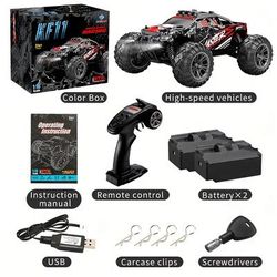 TEMU Kf11 1:16 Rc Car 4 Wheel Electric High Speed 2.4g Drift Toys Rc Christmas Gifts