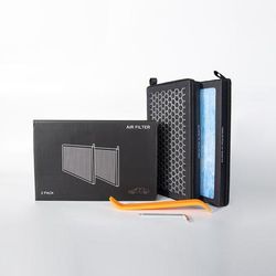 TEMU 2pcs Air Filter Hepa With Activated Carbon For For Model 3 For Model Y Air Replacement Car Accessories