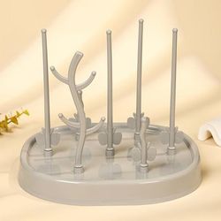 TEMU ' Bottle Drying Rack - Tree-shaped Pp Material, Feeding Accessory Organizer With Drainage
