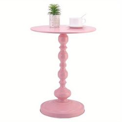 TEMU 1pc Sofa Side Table Small Cream Style Living Room Creative Coffee Table Modern Simple Iron Balcony Round Table Width 40cm / 15.7in