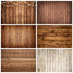 Rustic Brown Wooden Background for Photography Retro Wood Board Wedding Baby Shower Birthday Kids Portrait Pet Photo Background