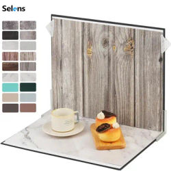 Selens Photography Backdrop Board Photo Studio Kits Background Photography 9 Double-Sided Background Paper photography props