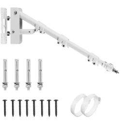Selens White Wall Mount Light Stand Boom Arm Photo Studio Kits Wall Bracket Photography Accessories