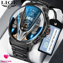 LIGE 1.85 pouces montre intelligente hommes 710mAh batterie longue veille Bluetooth appel Smartwatch nouvelle montre de Fitness Sport Tracker android IOS