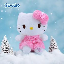 Hello Kitty Rose Series Plush, Premium Stuffed Animal, Plush, Cartoon Stuffed Soft Toy For Fans, Gift For Children Birthday Christmas, New Year, Valentine's Day