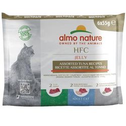 24x55g Tuna Mixed Pack in Jelly Pouches Almo Nature Classic Wet Cat Food