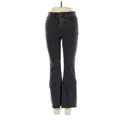 Madewell Jeans - Mid/Reg Rise: Black Bottoms - Women's Size 25