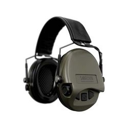 Sordin Supreme MIL AUX Headset Slim Headband Green Cups 500783