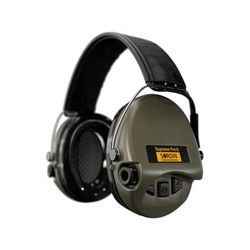 Sordin Supreme PRO-X Headband Headset Gel Leather Headband Green Cups 500409